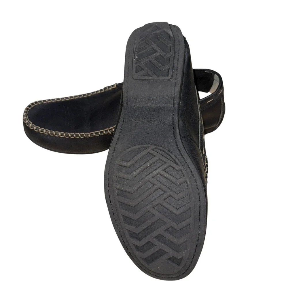EUC Frye & Co Men's Lewis Venetian Black Leather Loafer Size 10
